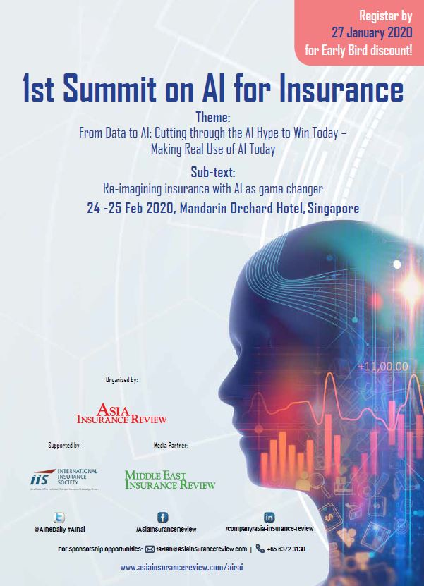 1st Summit on AI for Insurance Brochure